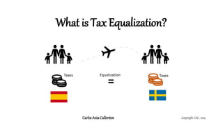 What is Tax Equalization?
Copyright CAC, 2019CarlosAntaCallersten
=
Taxes TaxesEqualization
 