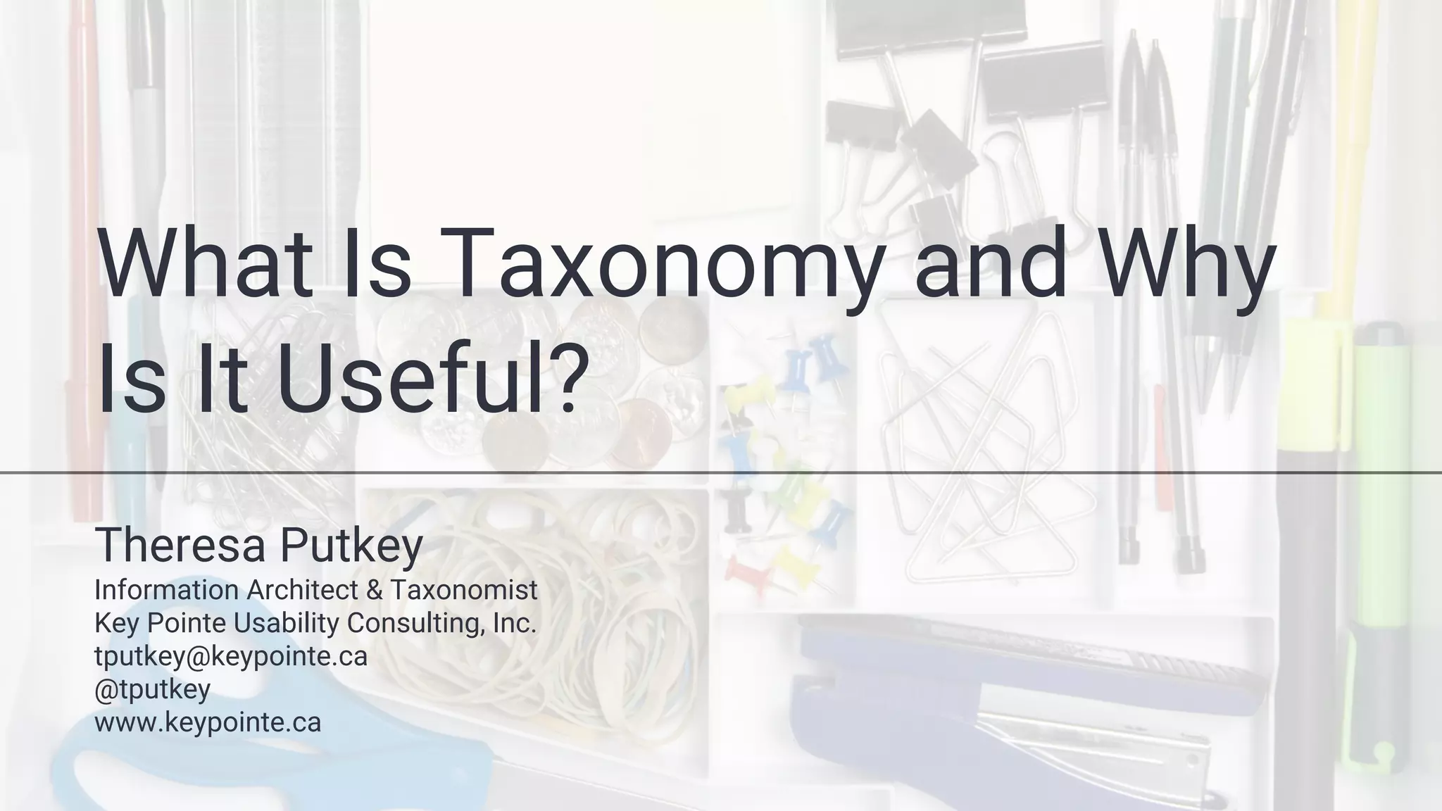 What Is Taxonomy and Why Is It Useful? | PDF