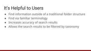 What Is Taxonomy and Why Is It Useful? | PDF