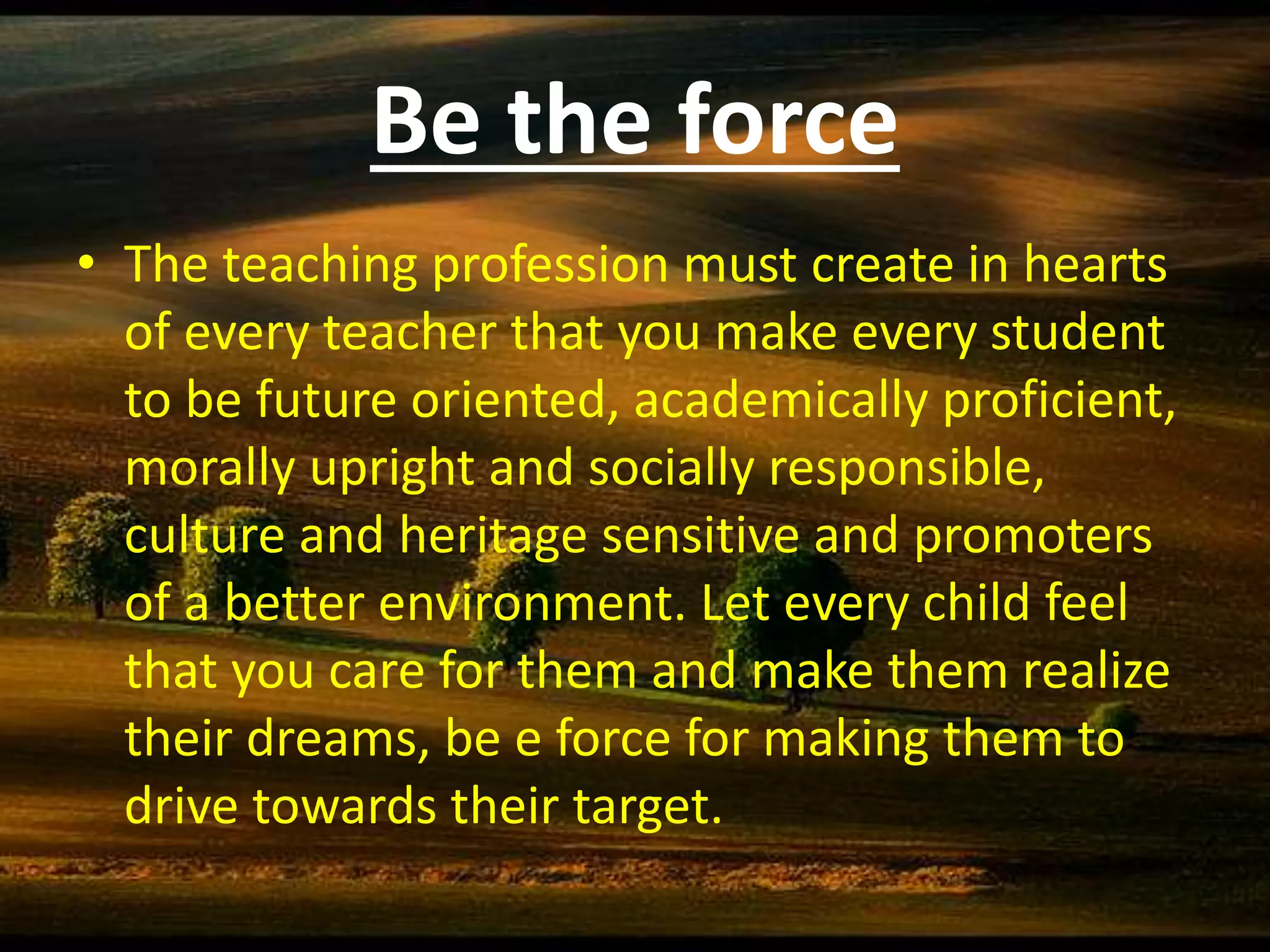 What Is Teaching Profession