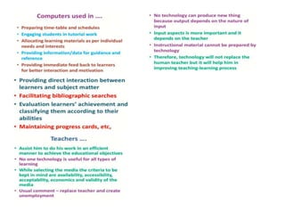 What is technology for teaching and learning 1 all about.docx