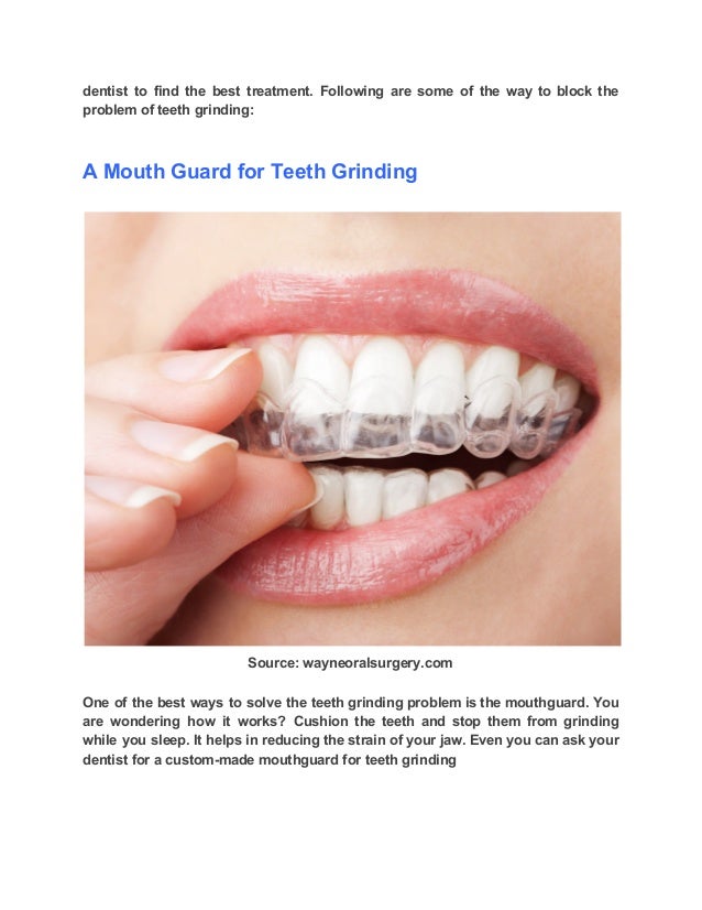 What is teeth grinding and what are the techniques to stop it