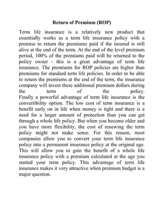 What Is Term Life Insurance