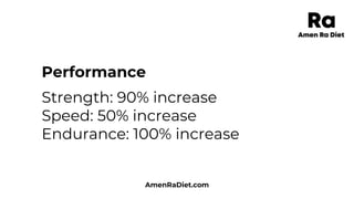Amen Ra Diet: What The Amen Regimen Is And How It Works | PPTX
