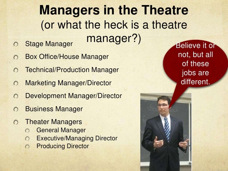 stage managers jobs