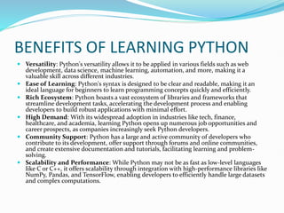 What is the best way to learn Python.pptx