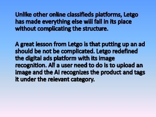 What is the biggest challenge for letgo