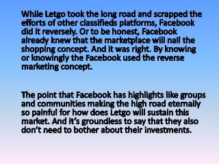 What is the biggest challenge for letgo