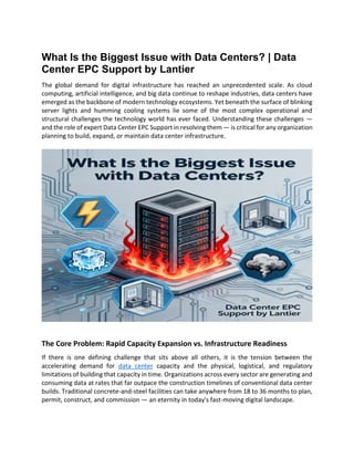 Addressing Critical Challenges in Data Center Infrastructure with ...
