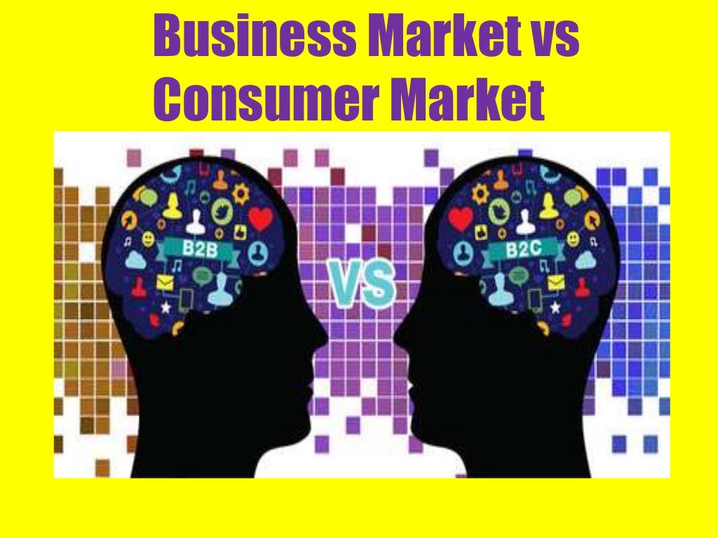 What is the business market, and how does it differ from the consumer…