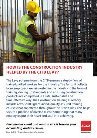What is the citb levy for construction industry organisations? | PDF