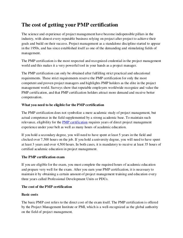 what is a pmp