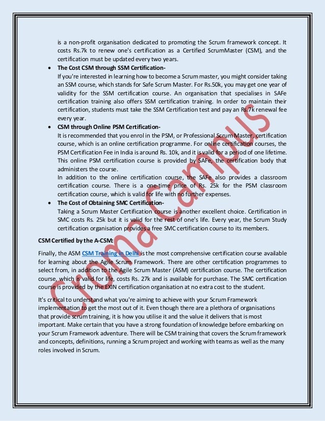 what-is-the-cost-of-csm-certification-in-india