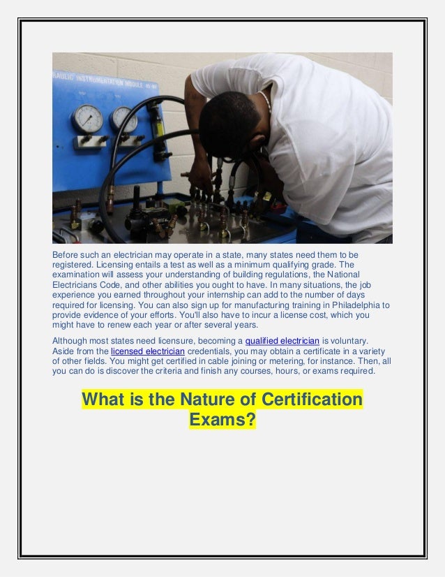 Benefits of Electrician Program to a certified electrician