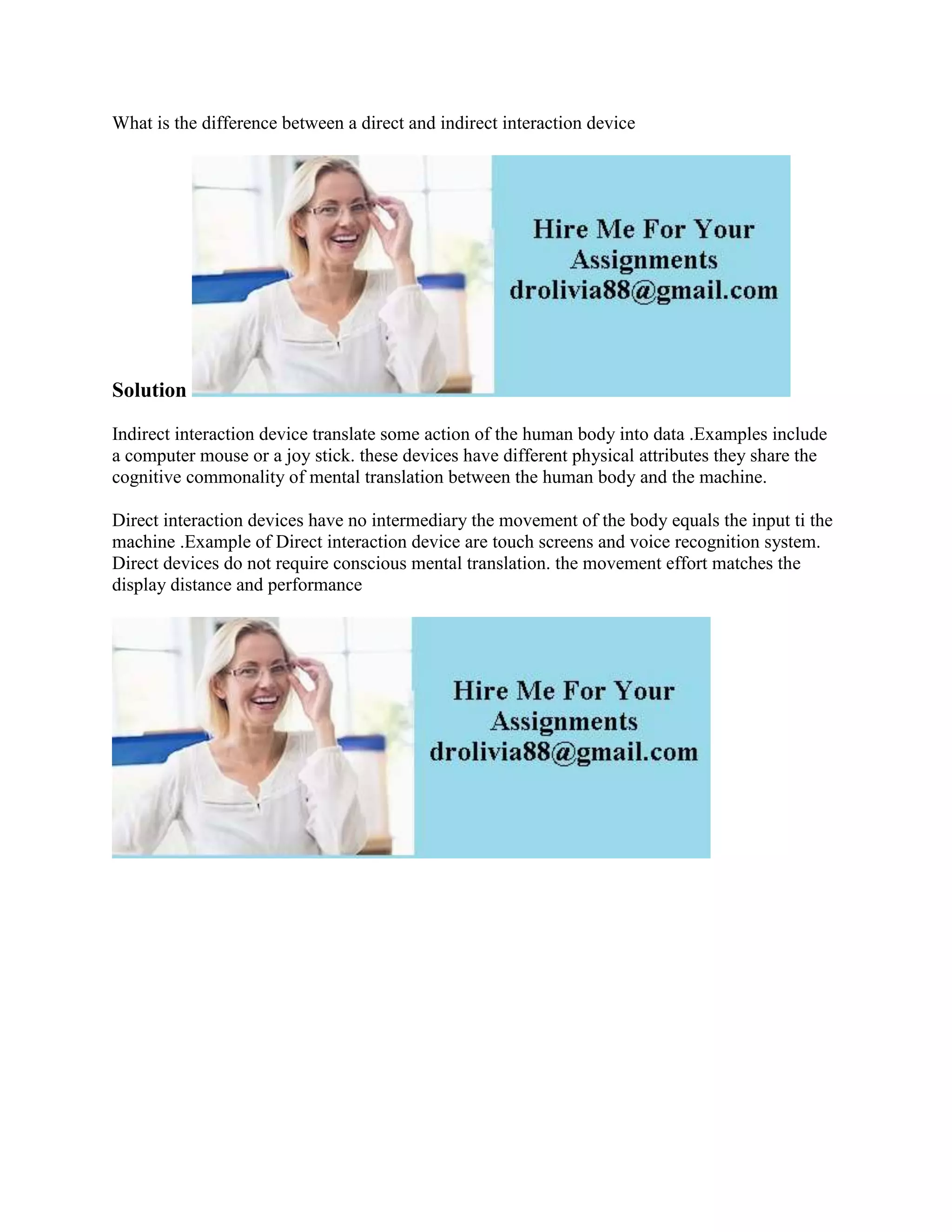 What is the difference between a direct and indirect interaction devic.docx