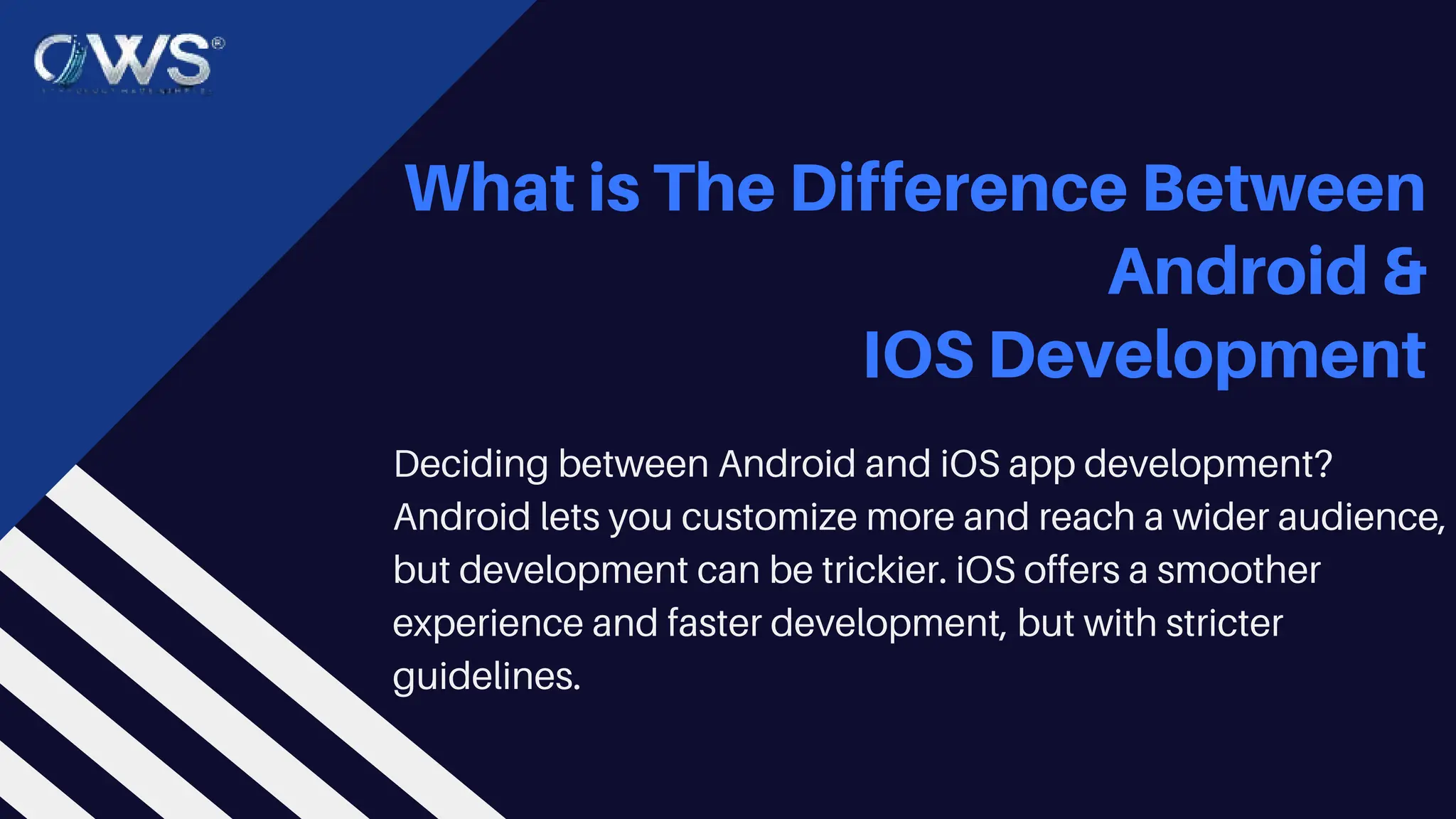 What is the difference between android and ios development ppt