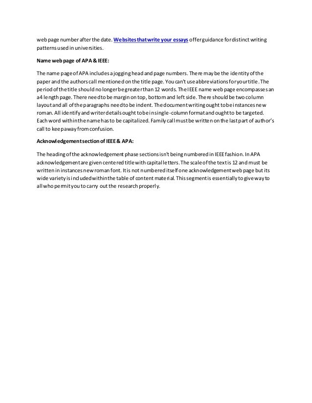 What is the difference between apa and ieee format of writing