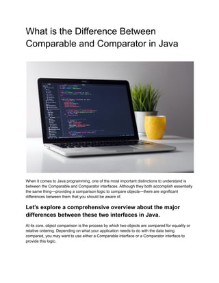 What is the Difference Between Comparable and Comparator in Java.pdf