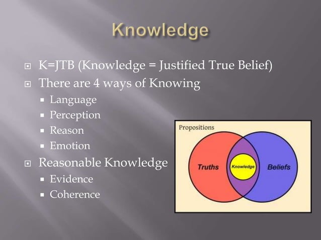 What is the difference between knowledge and information | PPTX