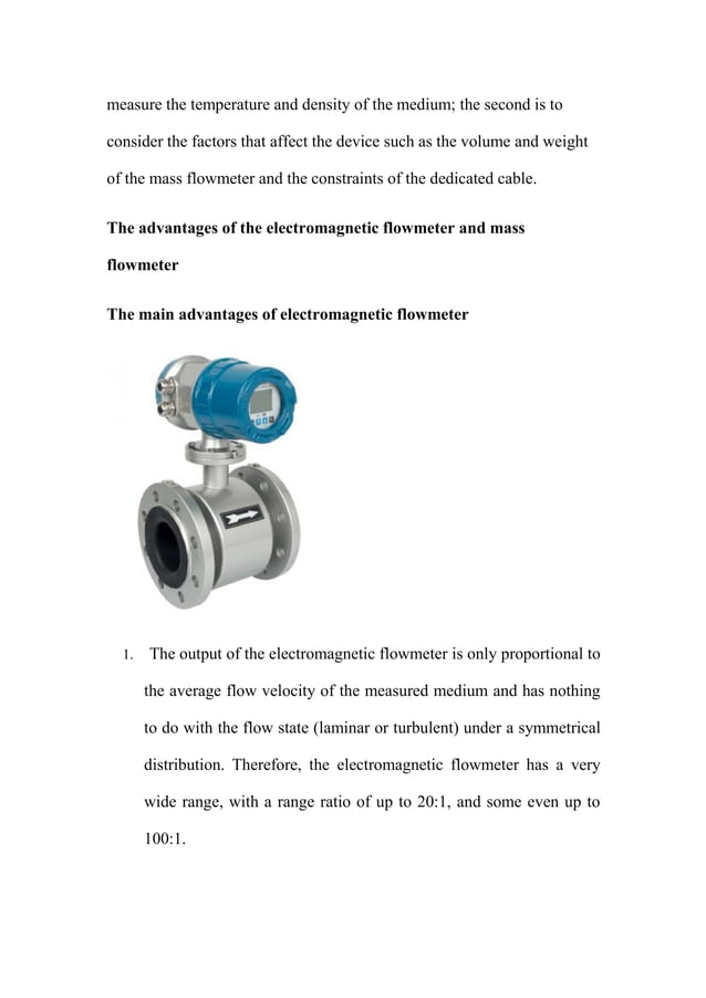 What is the difference between mass flow meter and flow meter