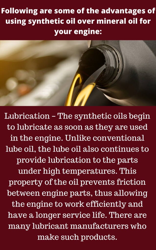 What is the difference between mineral oil and synthetic oil