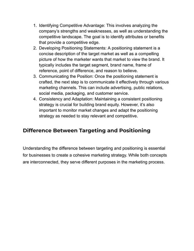 Difference Between Targeting and Positioning for Marketing Success ...