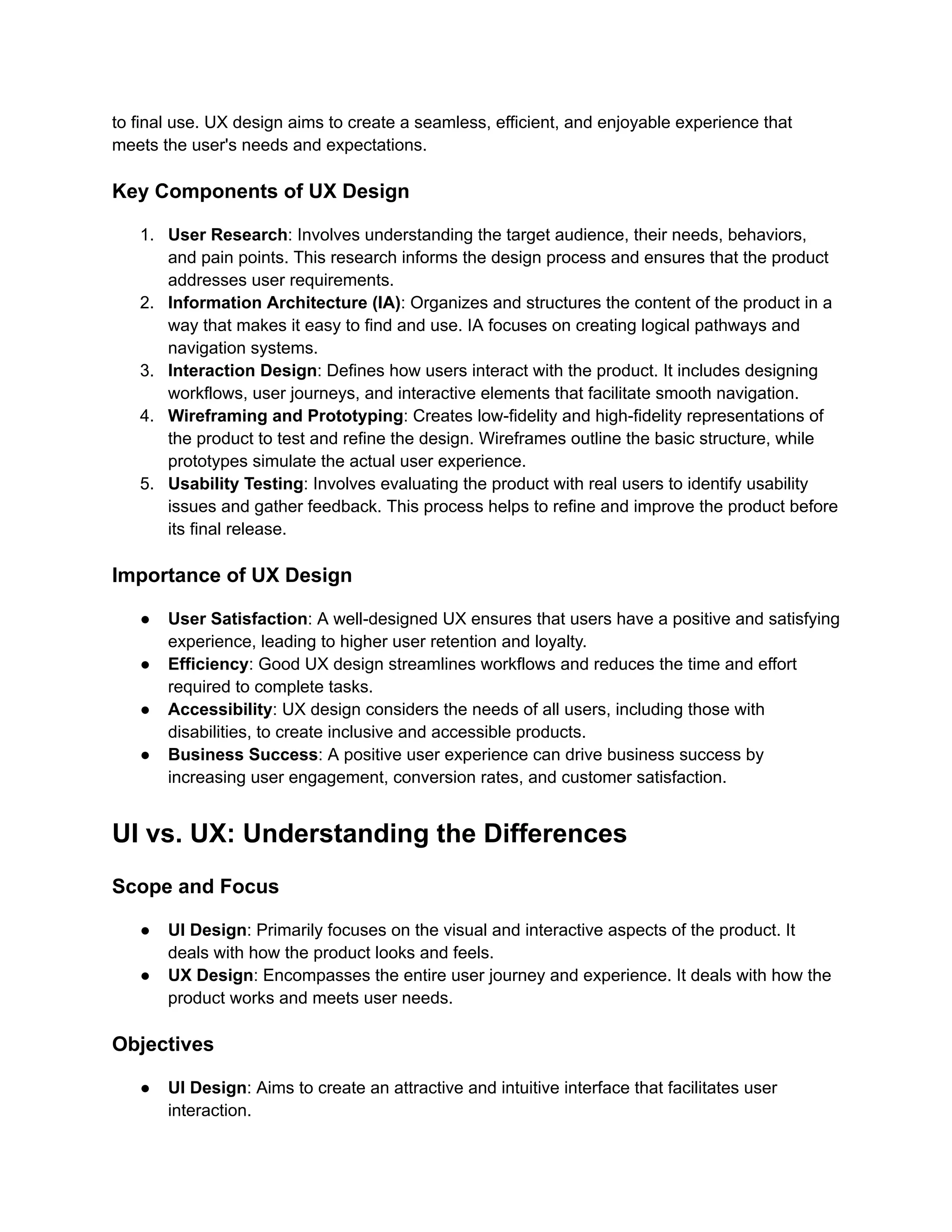 What is the difference between UI and UX 2024 Guide Jamtech.pdf