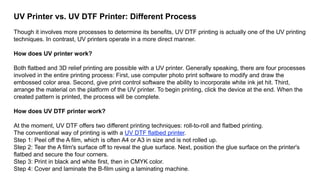 What is the Difference Between UV Printer and UV DTF Printer.pptx