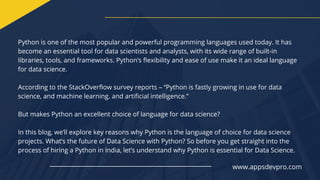 What Is The Future of Data Science With Python? | PPT