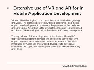 VR and AR technologies are no more limited to the fields of gaming
and video. The technologies are now being used for IoT ...
