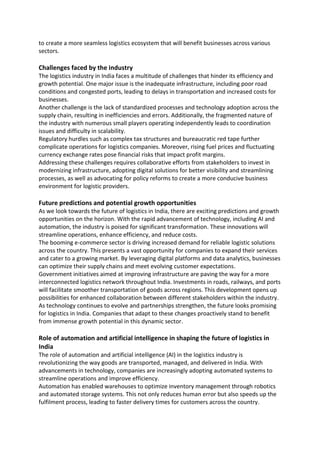 What is the future of logistics in India.pdf