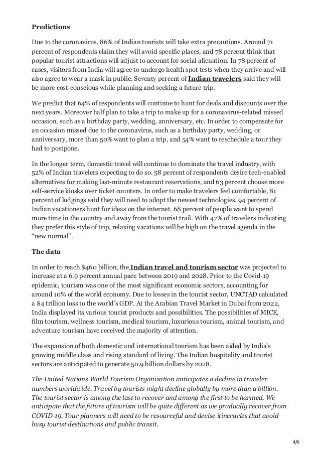 What Is the Future of Travel and tourism after 10 years | PDF