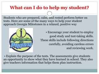 What is the Georgia Milestones Assessment System? | PPTX