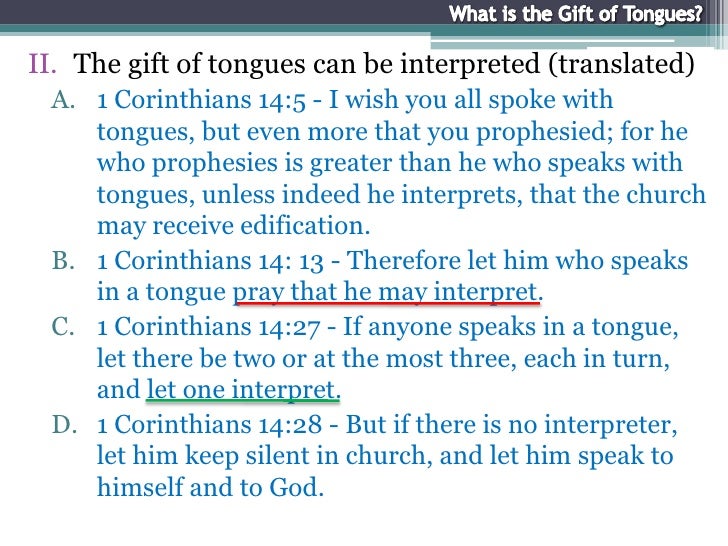 What is the Gift of Tongues