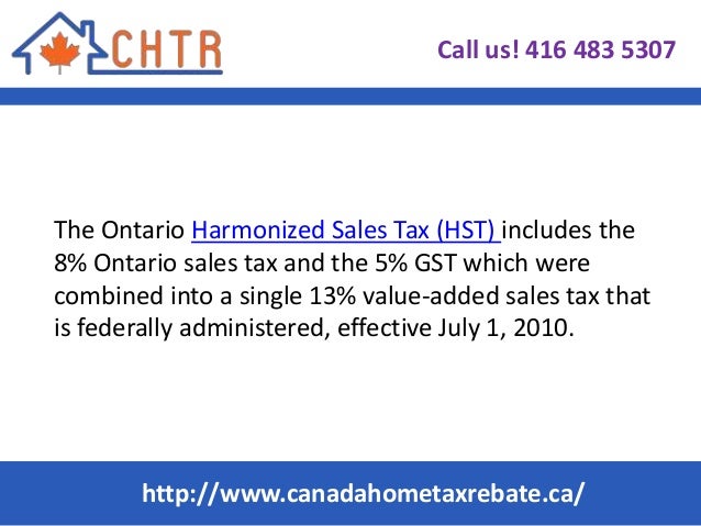 What is the HST in Ontario?