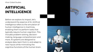 What is the Impact of Artificial Intelligence(AI) on our Lives | PPTX
