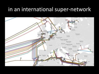 in an international super-network
 