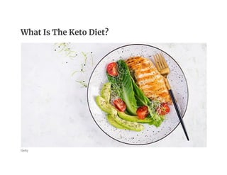 What Is The Keto Diet?
Getty
 