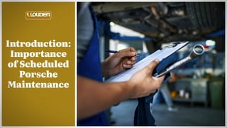 What is the maintenance schedule for a Porsche | PDF