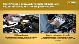 What is the maintenance schedule for a Porsche | PDF