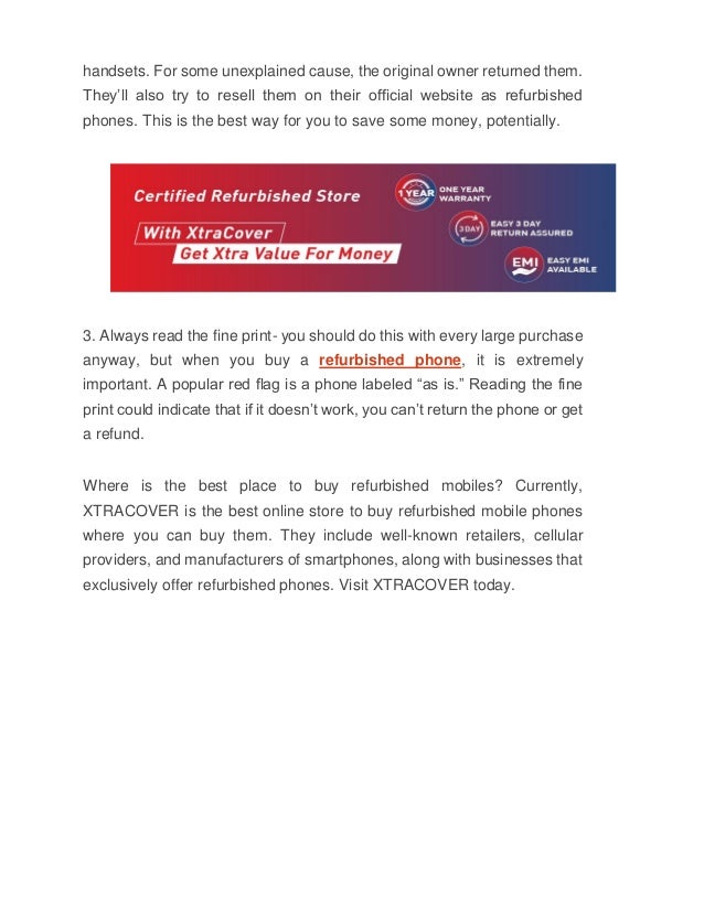 What Is the Meaning of a Refurbished Phone?