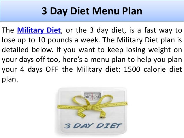 30 Day Diet Menu