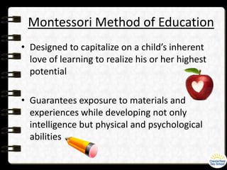 What Is The Montessori School Program & Is It Right For My Child? | PPTX