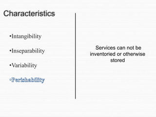What is the nature of services | PPTX