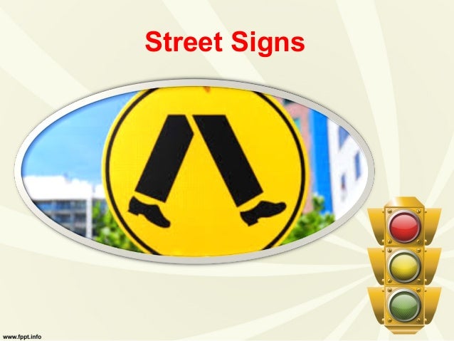 Street Sign Chart