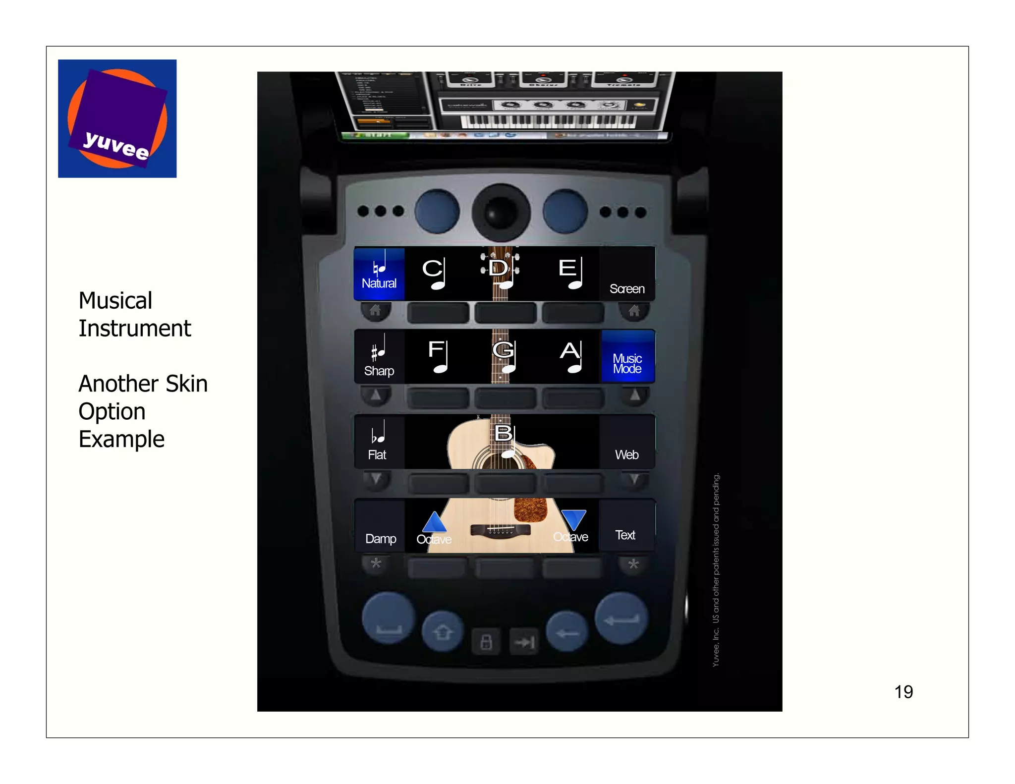 Musical
Instrument

Another Skin
Option
Example




               19
 