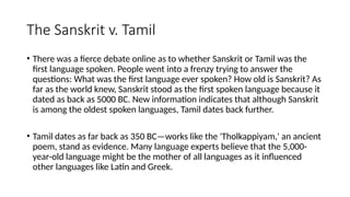 What is the Oldest Language in the World.pptx