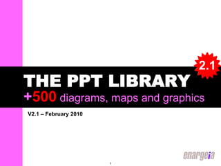 2.1
THE PPT LIBRARY
+500 diagrams, maps and graphics
V2.1 – February 2010




                       1
 