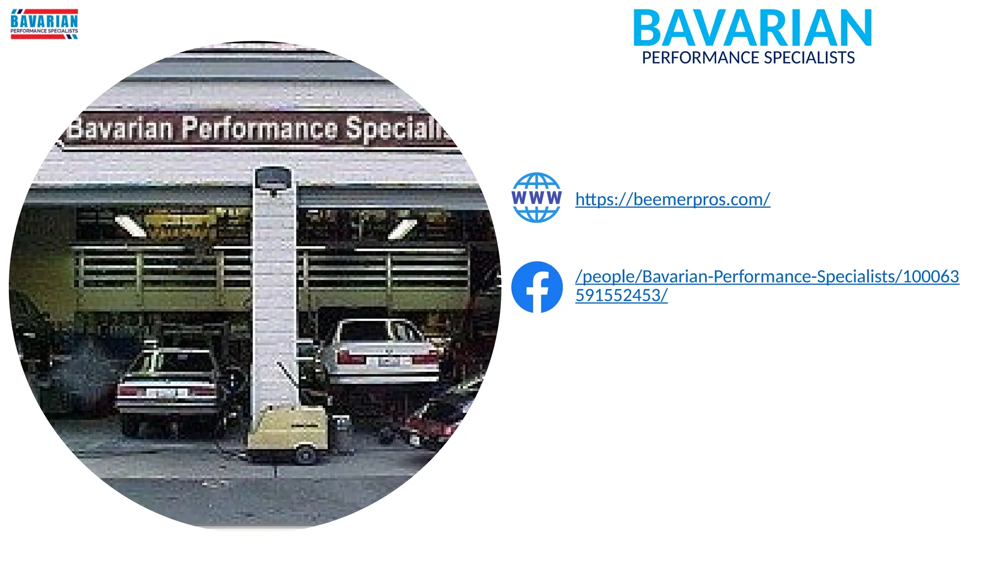 BAVARIAN
PERFORMANCE SPECIALISTS
https://beemerpros.com/
/people/Bavarian-Performance-Specialists/100063
591552453/
 