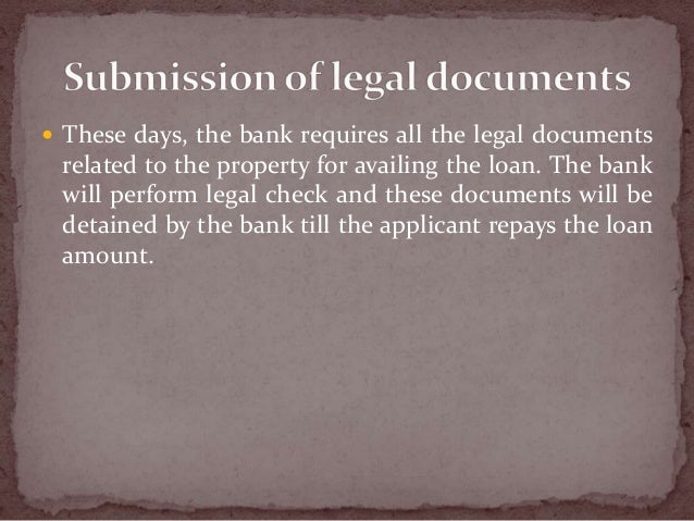 procedure to get home loan